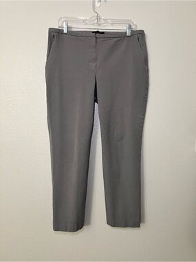 Elie Tahari Gray Ankle Dress Pants Women’s Size 14 NWOT